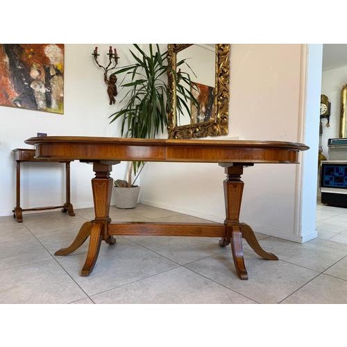 Vintage Extendable Dining Table, 1980s For Sale - Image 14 of 14
