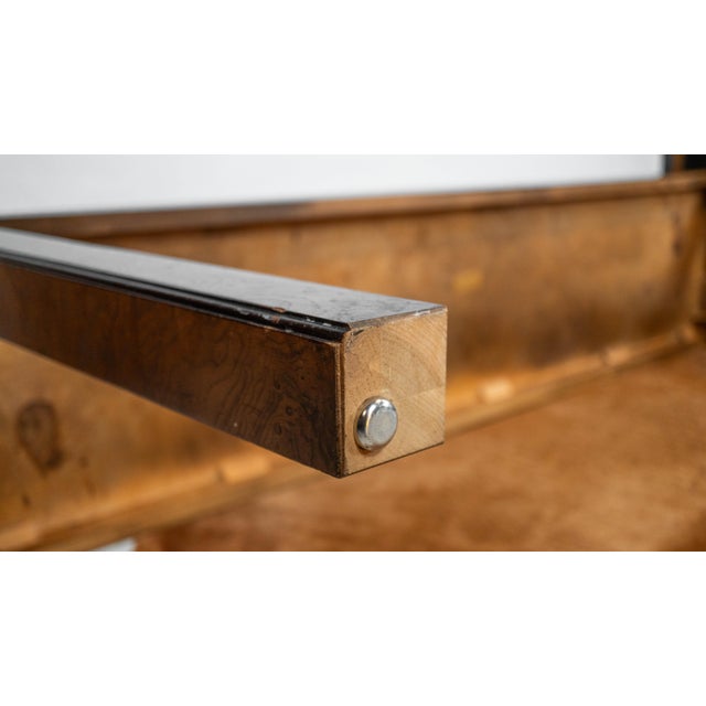 1970s John Widdicomb Parsons Burl Wood Console Table For Sale - Image 14 of 16