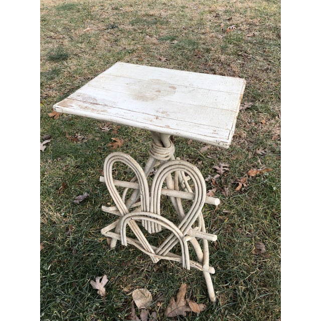 American Bent Wood Adirondack Twig Table For Sale - Image 3 of 8