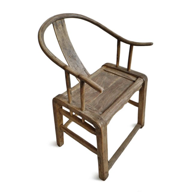 Vintage Ming Wood Chair For Sale - Image 4 of 9