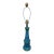 VTG Mid-Century Modern Turquoise Blue Bitossi Table Lamp Italian Pottery - Works For Sale
