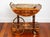 Vintage Italian Marquetry Bar Cart With Serving Tray For Sale In Seattle - Image 6 of 11