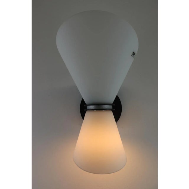 Itre 1980s Mid-Century Modern Murano Glass Wall Lamp For Sale - Image 4 of 13