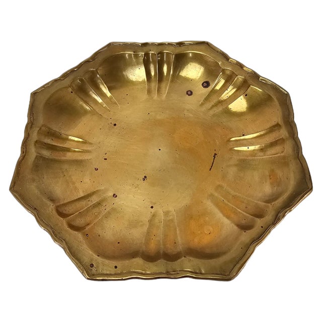 Vintage Tibetan Jeweled Bronze Butter Lamp – Buddhist Temple Offering Vessel For Sale - Image 9 of 10