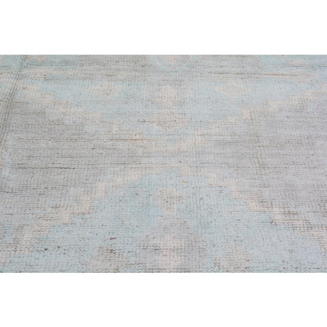 Oushak Hand Knotted Wool Rug, 8'7"x10'2" For Sale - Image 4 of 6