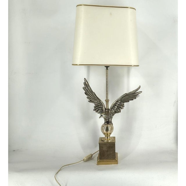 Nikkel Eagle Table Lamps by Loevsky and Loevsky, 1970s, Set of 2 For Sale - Image 10 of 18