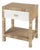 Corfu 24 in. W Rectangular Rattan 1 Drawer Nightstand with Lower Open Shelf For Sale