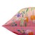 French 22" Paule Marrot Guermantes Pillow in Pink For Sale - Image 3 of 3