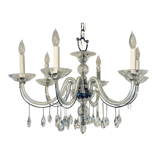 Myran Allan Luxury Lighting Modern Murano Glass Chandelier For Sale