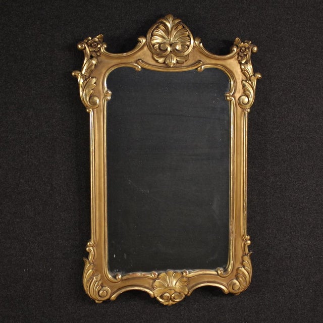 20th Century Italian Painted and Gilded Mirror, 1950s For Sale - Image 11 of 11