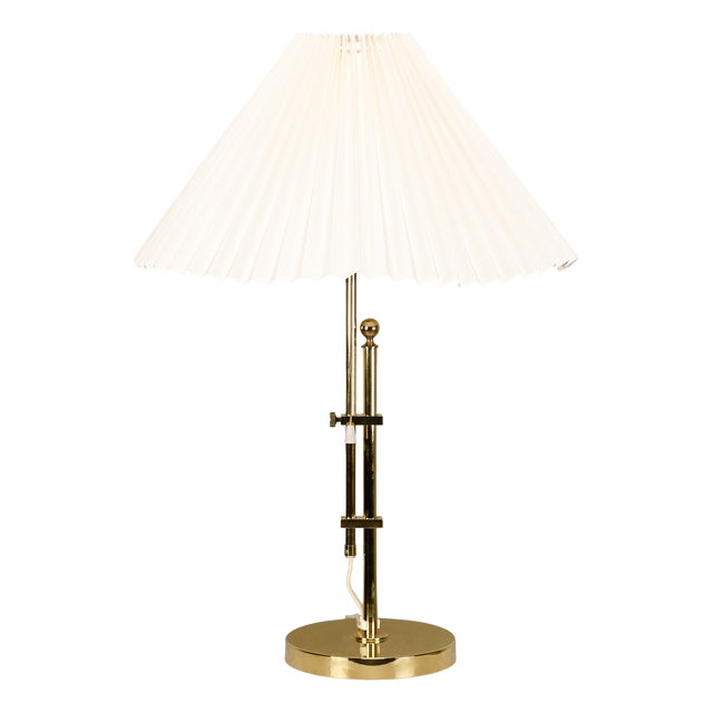 Vintage Brass B-131 Adjustable Table Lamp by Bergboms, Sweden, 1960s For Sale