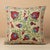 Modern 17"x19" Embroidered All Silk Cushion Cover. Handmade Pillowcase. Modern Sham For Sale - Image 3 of 6