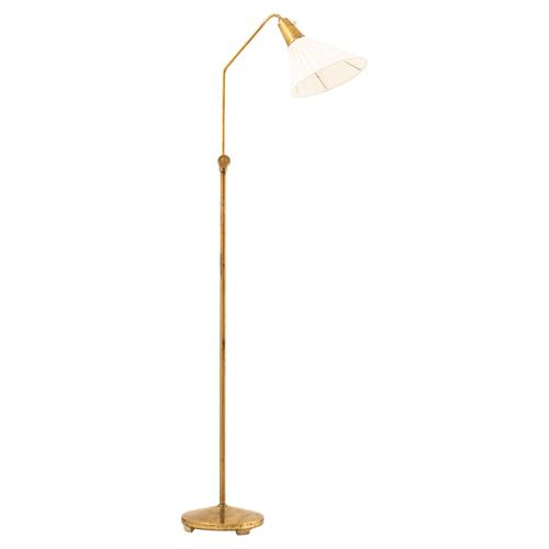 Gold Floor Lamp in Brass from Hans Bergström, 1950s For Sale - Image 8 of 8