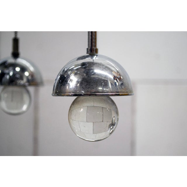 Vintage Italian Space Age Ceiling Lamp, 1960s For Sale - Image 4 of 6