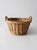 Vintage Wicker Gathering Basket With Handles For Sale - Image 9 of 13