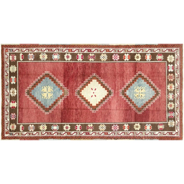 Textile 1960s Turkish Oushak Rug For Sale - Image 7 of 7
