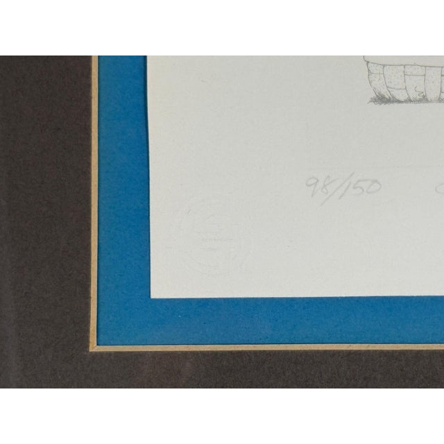 Charles Bragg, Two Etchings, Nasty Series, Signed and Stamped, American, 20th C. For Sale - Image 11 of 13