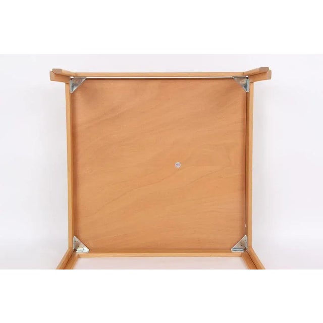 Model Plexus Coffee Table in Oak and Fabric by Illum Wikkelsøe for CFC Silkeborg, 1960s For Sale - Image 6 of 7