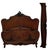 Elevate your bedroom with the timeless elegance of this Antique French Louis XV Revival Walnut Bed Frame, a superb example...