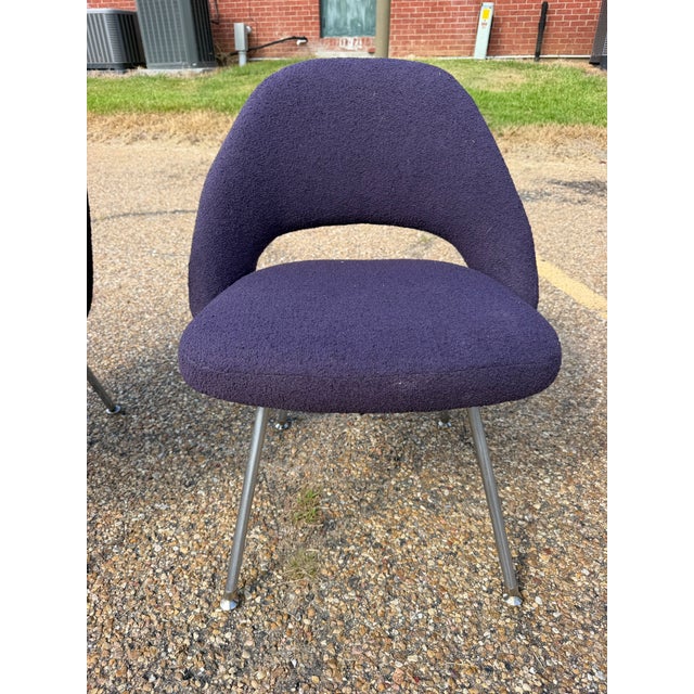 Textile 1970s Knoll International Upholstered Armchairs — Set of 3 For Sale - Image 7 of 10