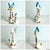 Mid-Century Modern 1950s Vintage Crazy Calico Cats Salt Pepper Shakers, Japan For Sale - Image 3 of 9