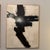 Contemporary Abstract Black and White Paintings by Karina Gentinetta - A Pair For Sale - Image 3 of 7