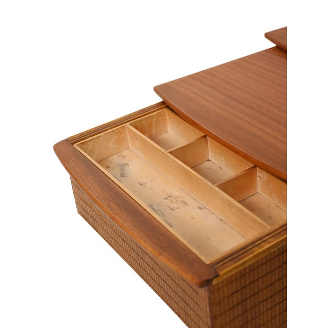 Scandinavian Nesting Coffee Tables with Wool Storage, 1960s, Set of 2 For Sale - Image 11 of 14