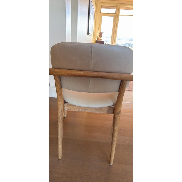 Four Hands Wood Arm Chair For Sale - Image 6 of 8