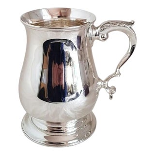 Antique Victorian Sterling Silver Tankard from Chawner & Co., London, 1882 For Sale