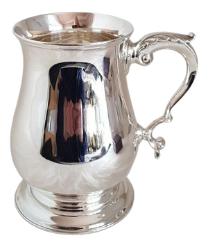 Antique Victorian Sterling Silver Tankard from Chawner & Co., London, 1882