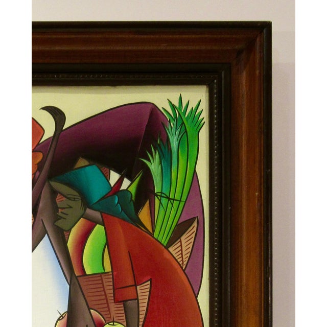 Fritz Rock Four Figures C. 1990 Painting For Sale In San Francisco - Image 6 of 6