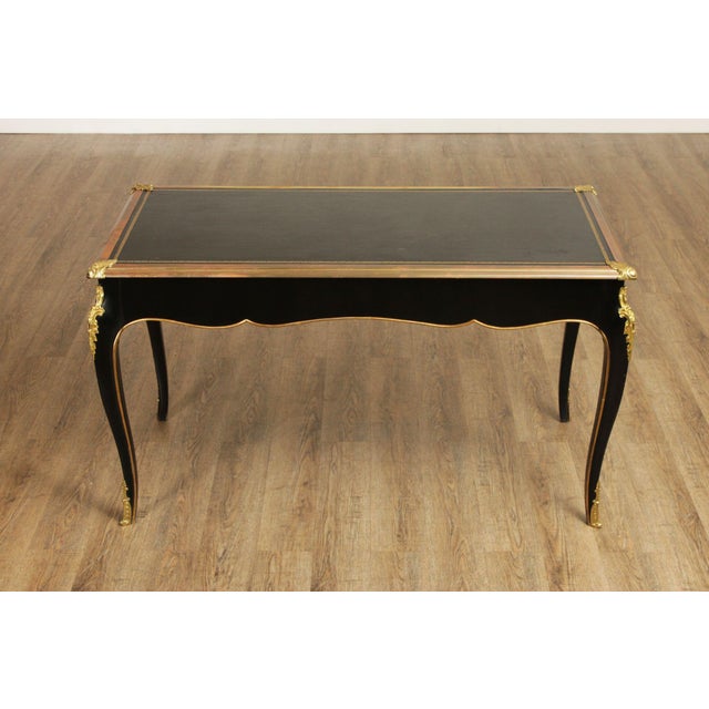 Baker Furniture Napoleon II Style Leather Top Writing Desk For Sale - Image 16 of 18