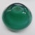 Emerald-Colored Glass Bowl with Bubble Inclusions, in Very Good conditions. Designed 1960 to 1969 This piece is attributed...