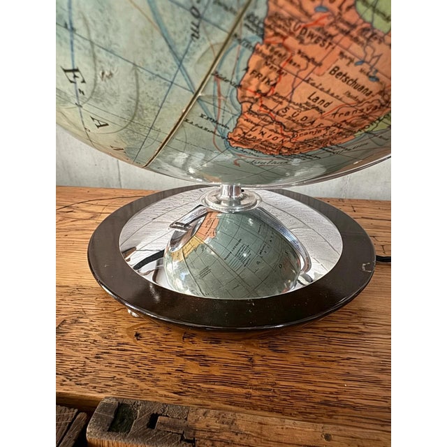 Vintage Duo Glass Globe Lamp from DBG, Germany, 1960s For Sale - Image 10 of 11
