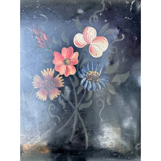 Early 19th Century Antique 19th Century French Hand Painted Fireplace Coal Scuttle For Sale - Image 5 of 12