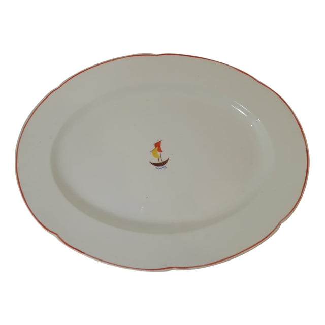 Ginori Serving Plate by Gio Ponti, Italy, 1930s For Sale