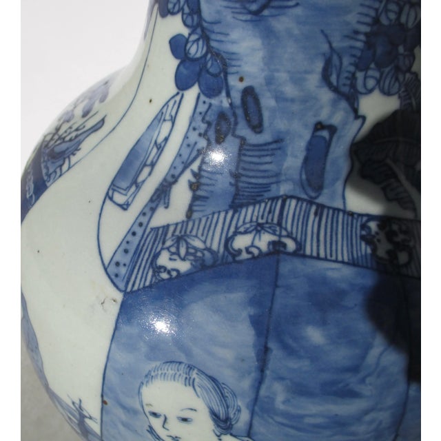 Antique Chinese Kangxi Balaster Vase For Sale In New York - Image 6 of 11