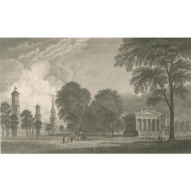 Joseph Meyer and Hermann Meyer, Yale College and State House New Haven Connecticut, 1850, Engraving For Sale - Image 4 of 10