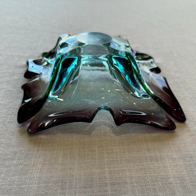 Mid-Century Modern 1960s Mid-Century Art Glass Bowl For Sale - Image 3 of 12