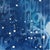 Textile The Blue Lagoon - Original Blue Abstract Mixed Media Street Art Painting on Canvas For Sale - Image 7 of 9