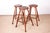 Vintage Beech and Molded Wood Stools in the style of Guillerme and Chambron, 1960s, Set of 6 For Sale - Image 16 of 18