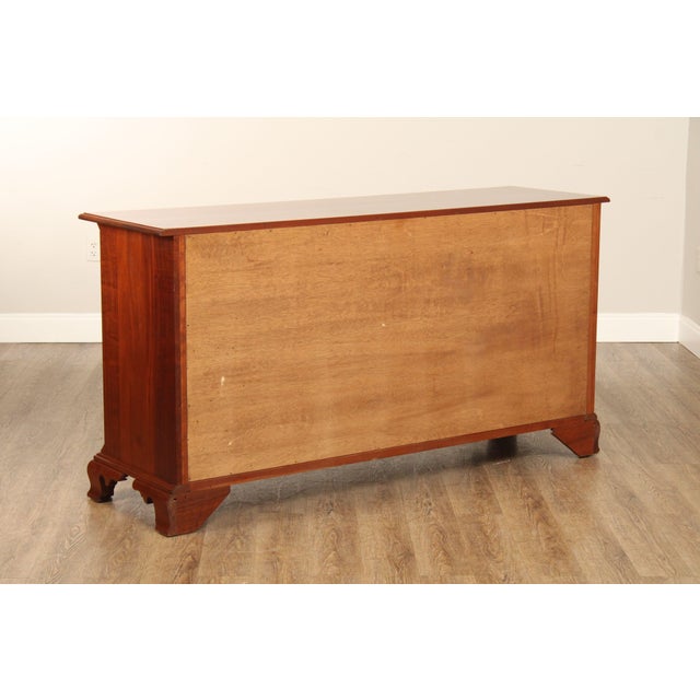 Stickley Chippendale Style Inlaid Mahogany Dresser For Sale - Image 12 of 12