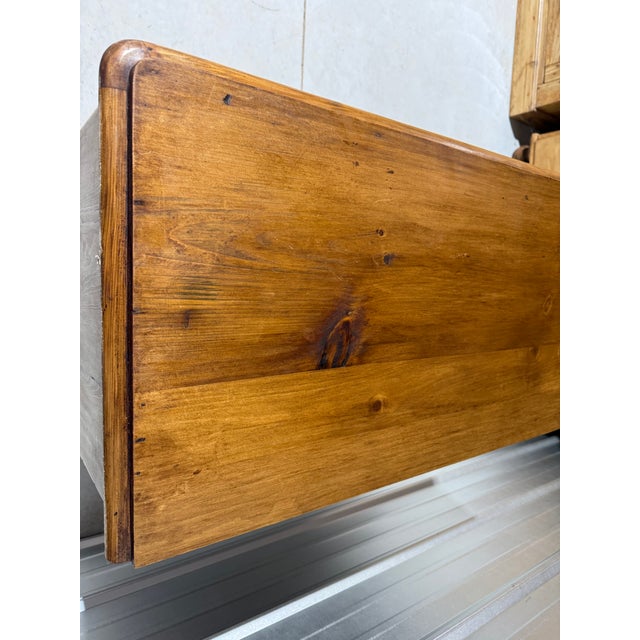 Tan Antique Pine Two Over Two Drawers - Chest of Drawers From England For Sale - Image 8 of 18