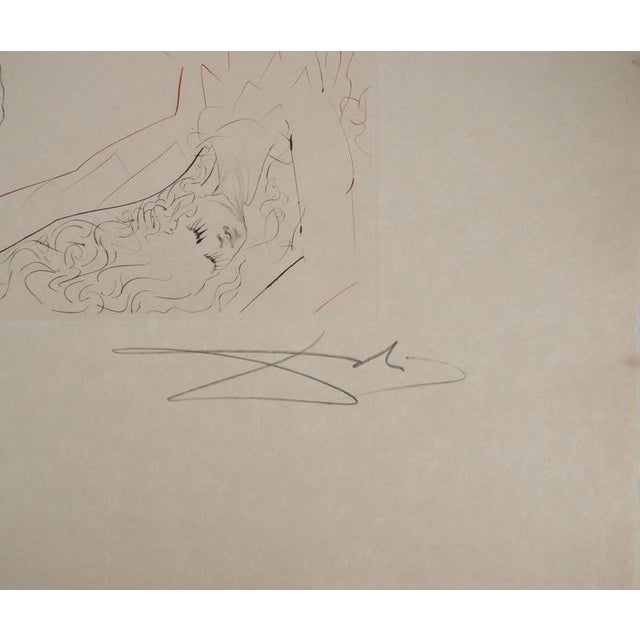 Salvador Dali, Wounded Tristan, Engraving For Sale - Image 3 of 10