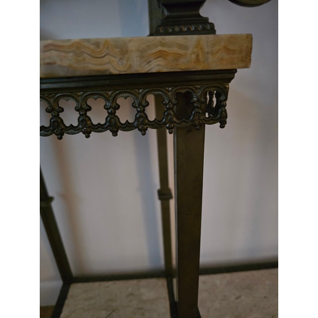 1900-1909 Cherub Cupid Bronze Etagere For Sale - Image 4 of 17