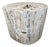 Andrianna Shamaris Exquisite High Quality Petrified Wood Side Table or Pedestal For Sale