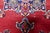 Textile 1920s, Antique Persian Kazvin Handmade Rug 4.4' X 5.9' For Sale - Image 7 of 14