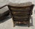 Pair of Distressed Hardwood Lounge Chairs in the Style of Dakota Jackson For Sale In West Palm - Image 6 of 10