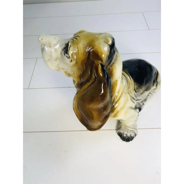 1960s Vintage Basset Hound Sculpture from King, 1960s For Sale - Image 5 of 13