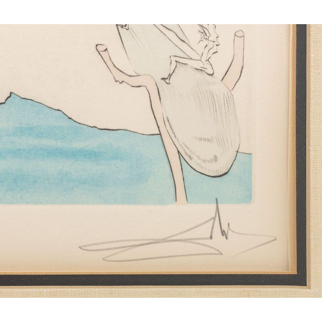 Salvador Dali "Freud a Tete D'Escargot" Etching For Sale - Image 9 of 10